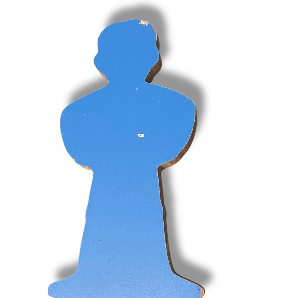 Wooden Dress Up Boy Doll Magnetic Outfits Police Construction Worker Partial Set - Picture 4 of 5